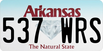 AR license plate 537WRS