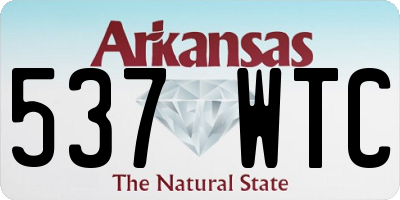 AR license plate 537WTC