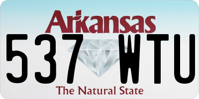 AR license plate 537WTU