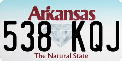 AR license plate 538KQJ
