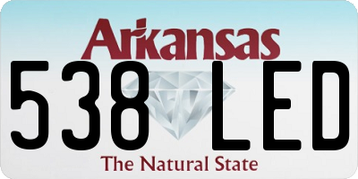 AR license plate 538LED
