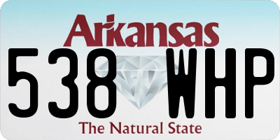 AR license plate 538WHP