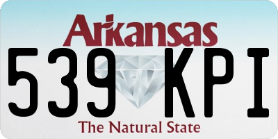 AR license plate 539KPI