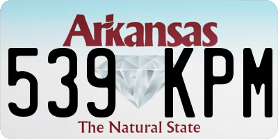 AR license plate 539KPM