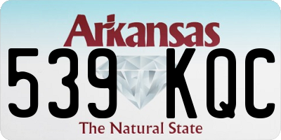 AR license plate 539KQC