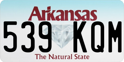 AR license plate 539KQM