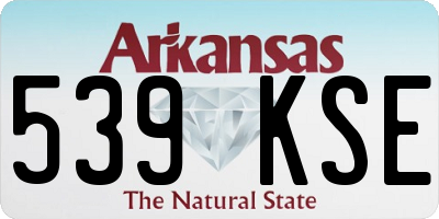 AR license plate 539KSE