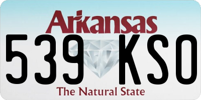 AR license plate 539KSO