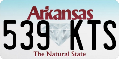 AR license plate 539KTS
