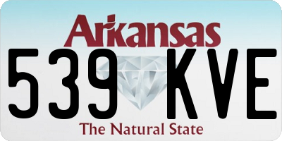 AR license plate 539KVE