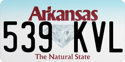 AR license plate 539KVL