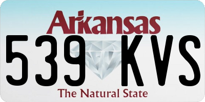 AR license plate 539KVS