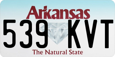 AR license plate 539KVT