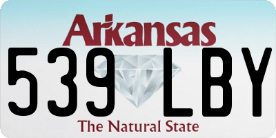 AR license plate 539LBY