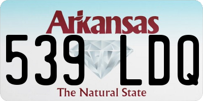 AR license plate 539LDQ