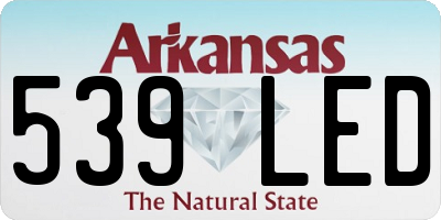 AR license plate 539LED