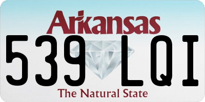 AR license plate 539LQI