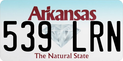 AR license plate 539LRN