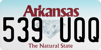 AR license plate 539UQQ