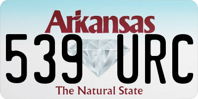 AR license plate 539URC
