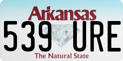 AR license plate 539URE