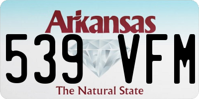 AR license plate 539VFM