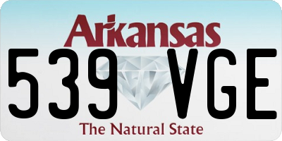 AR license plate 539VGE