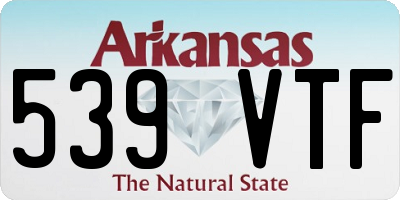 AR license plate 539VTF