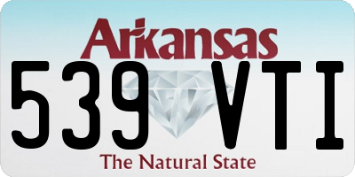 AR license plate 539VTI