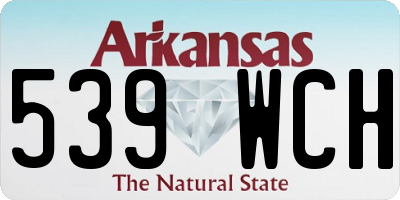 AR license plate 539WCH