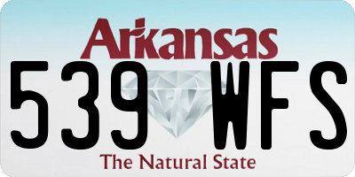 AR license plate 539WFS