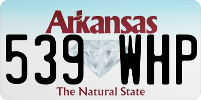 AR license plate 539WHP