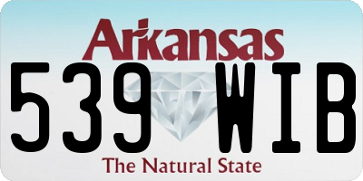 AR license plate 539WIB