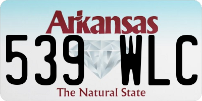AR license plate 539WLC