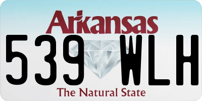 AR license plate 539WLH