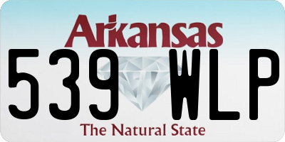 AR license plate 539WLP