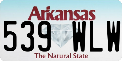 AR license plate 539WLW