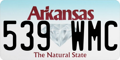AR license plate 539WMC
