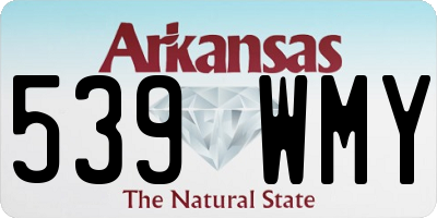 AR license plate 539WMY