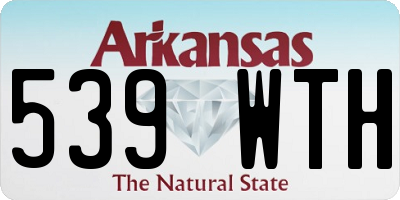 AR license plate 539WTH