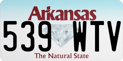 AR license plate 539WTV
