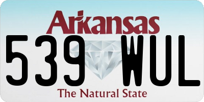 AR license plate 539WUL