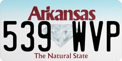 AR license plate 539WVP