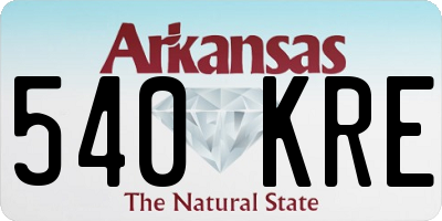 AR license plate 540KRE