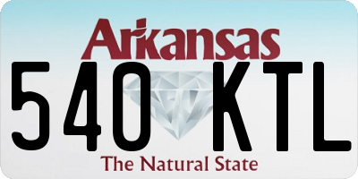 AR license plate 540KTL