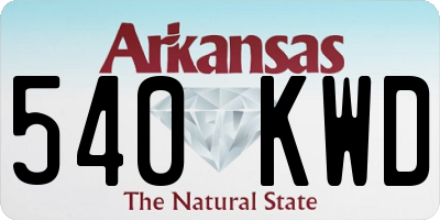 AR license plate 540KWD