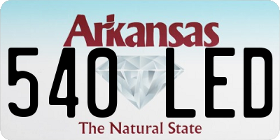 AR license plate 540LED