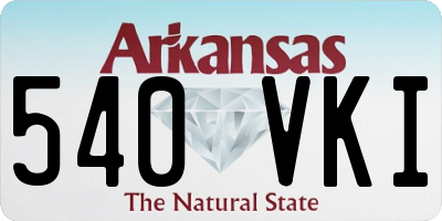 AR license plate 540VKI