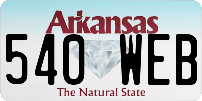 AR license plate 540WEB