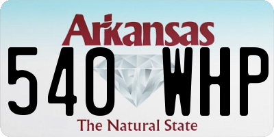 AR license plate 540WHP